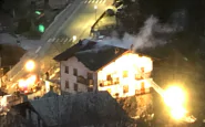 Incendio in mansarda in Valle d'Aosta