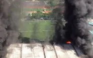 incendio stadio Flamengo