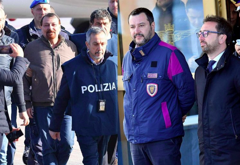 salvini-bonafede-indagati-arresto-battisti