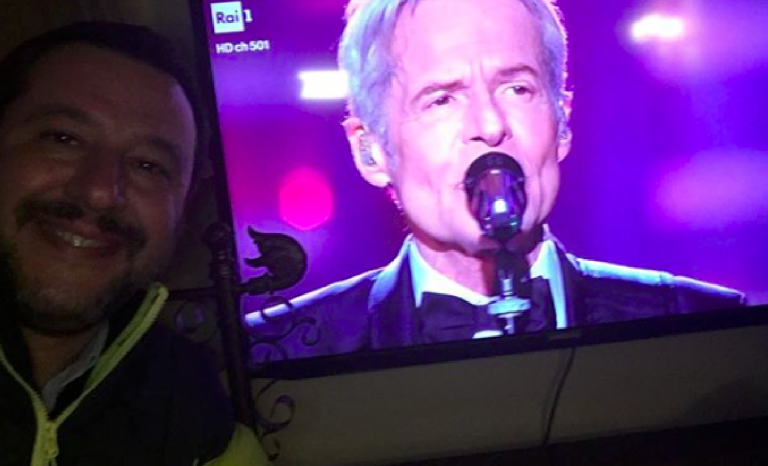 Sanremo, Baglioni e Salvini