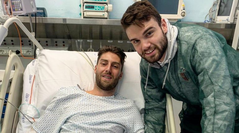 Beretta fa visita a Scavone in ospedale