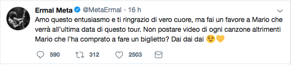 tweet Ermal Meta