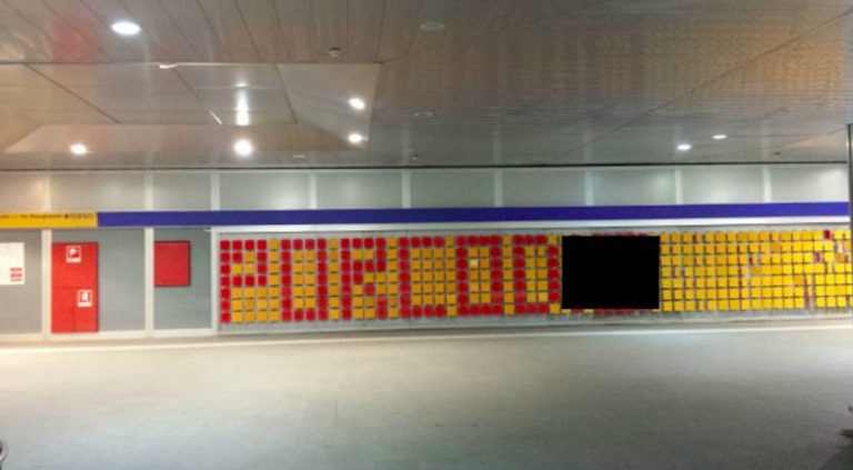 Bestemmia in stazione a Milano