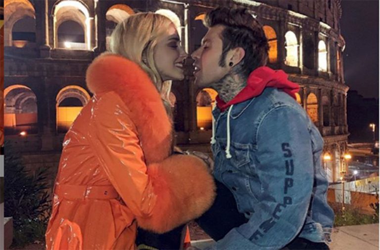 Chiara Ferragni e Fedez a Roma