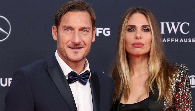 Ilary Blasi con Francesco Totti