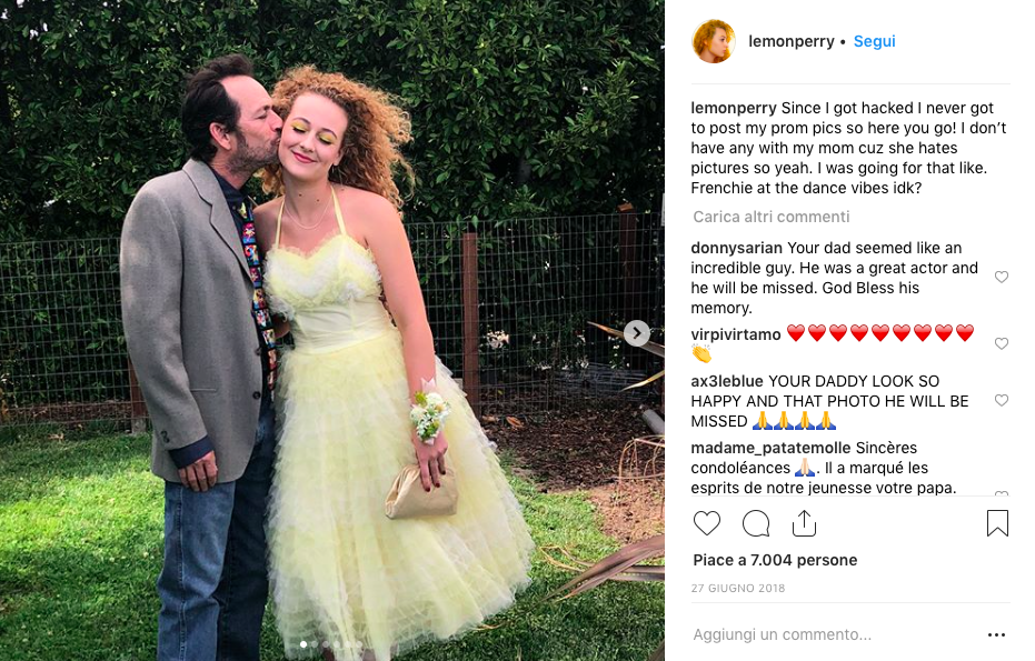 morto-luke-perry-figlia-instagram