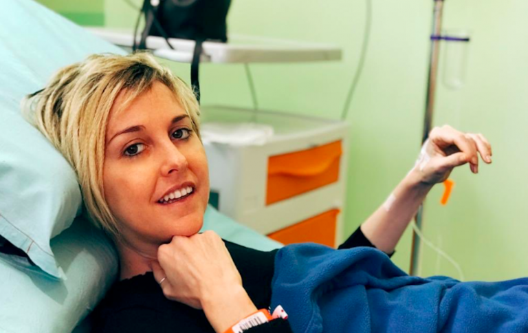 Nadia Toffa ospedale chemio