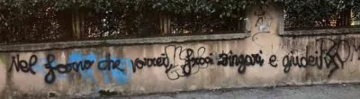 Antisemitismo, omofobia e razzismo sui muri di Roma