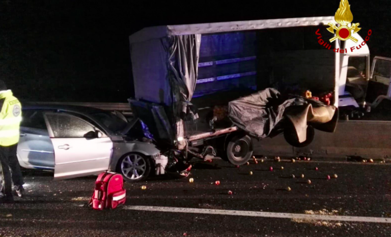 Padova, incidente autostrada A13