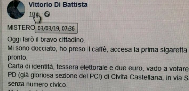 Primarie Pd, la bufala di Di Battista