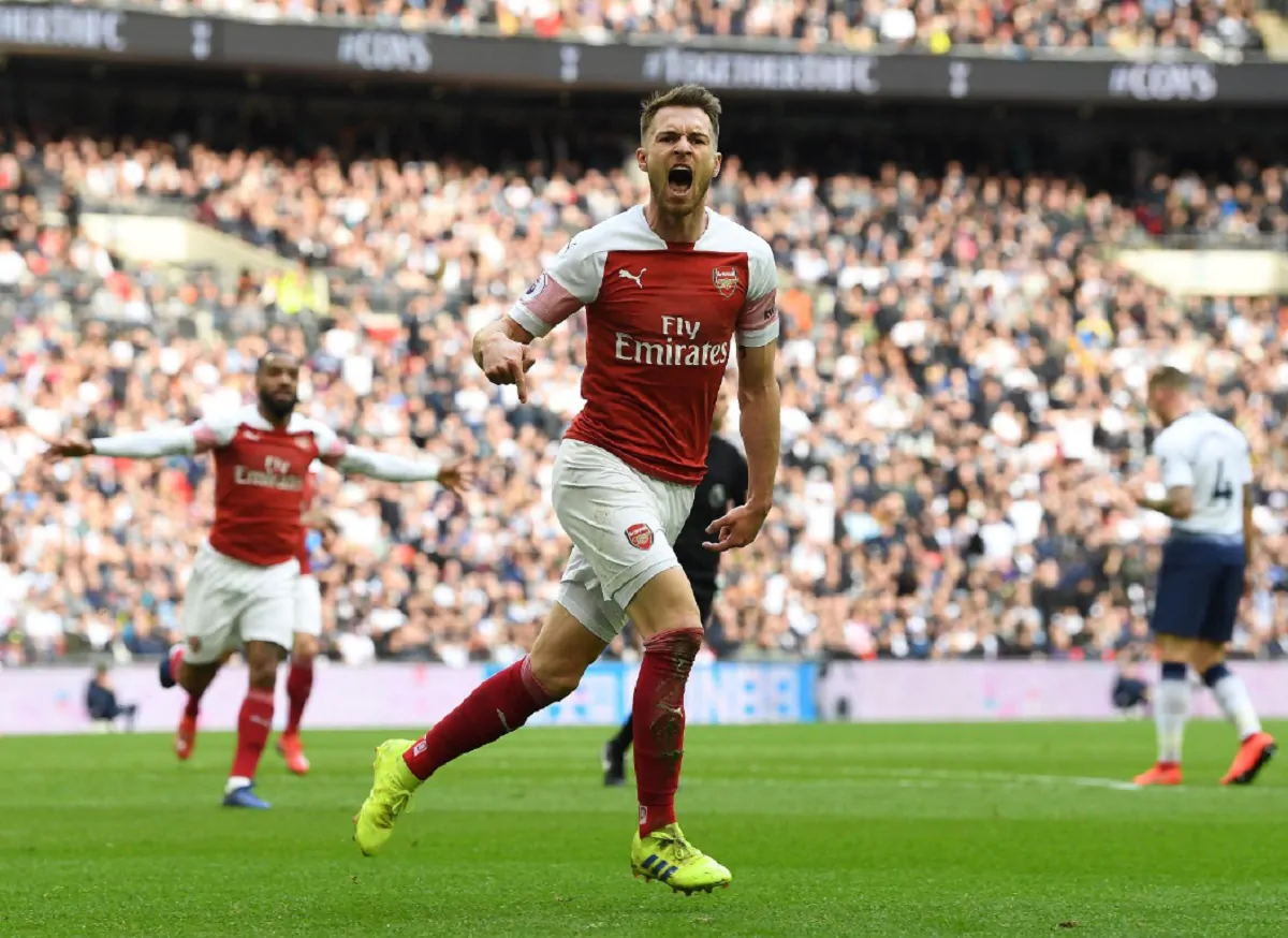 Arsenal, il gol di Ramsey contro il Tottenham