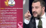 Salvini su manifesto lega 8 marzo
