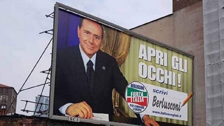 berlusconi foto manifesti europee