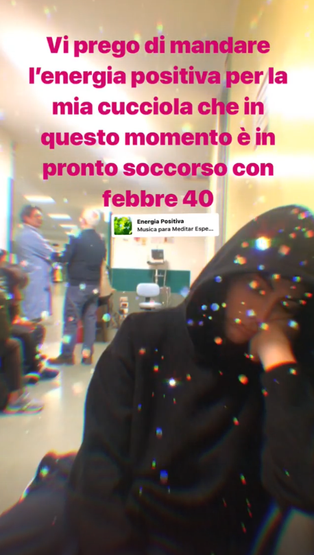 giulia salemi in ospedale