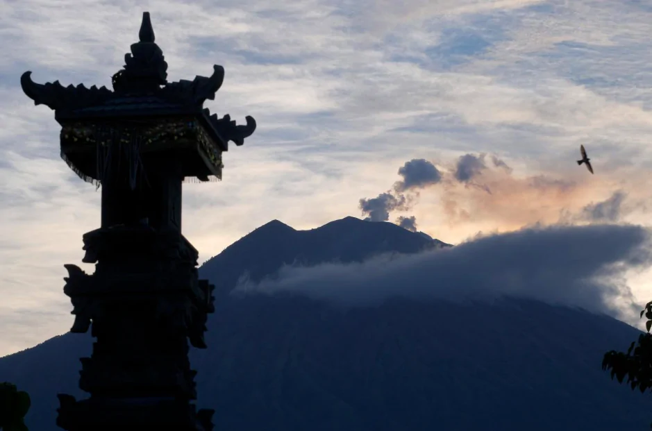 L'eruzione a Bali