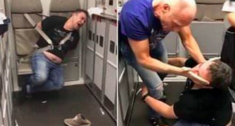 Medico ubriaco in aereo