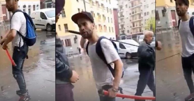 milano arrestato uomo katana