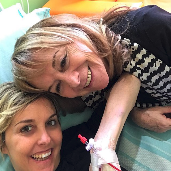 nadia toffa con la mamma