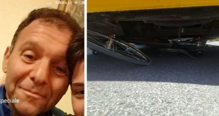 Ciclista investito e ucciso