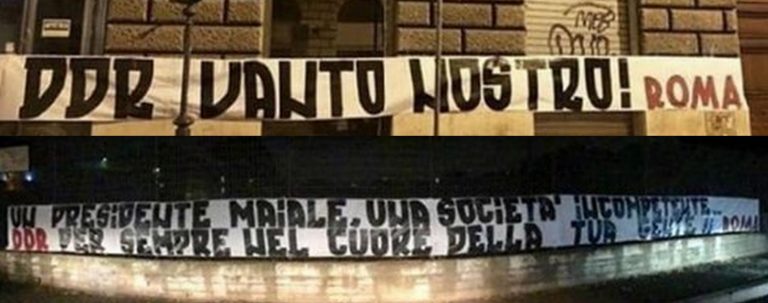 Striscioni De Rossi