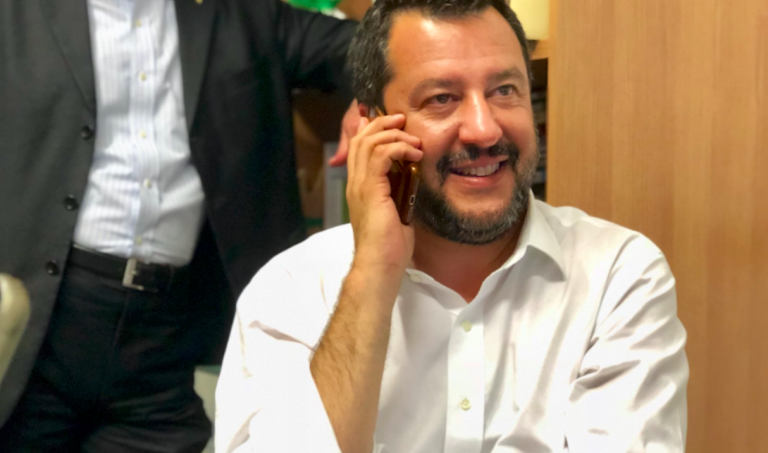 Europee conferenza stampa salvini