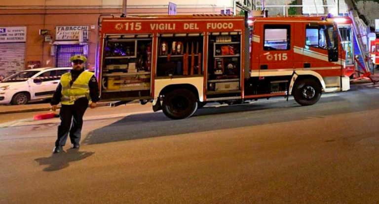 Incendio clinica Pescara