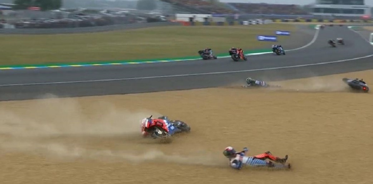 MotoGp, incidente tra Bagnaia e Vinales