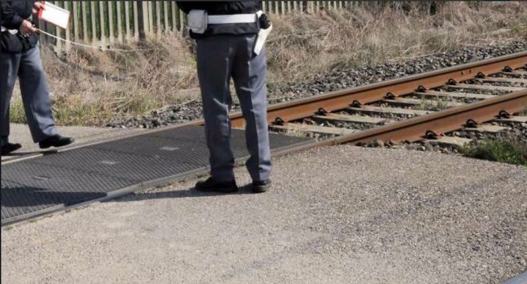 colpito da treno