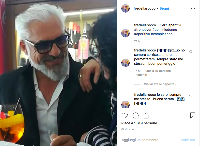 rocco fredella con una donna