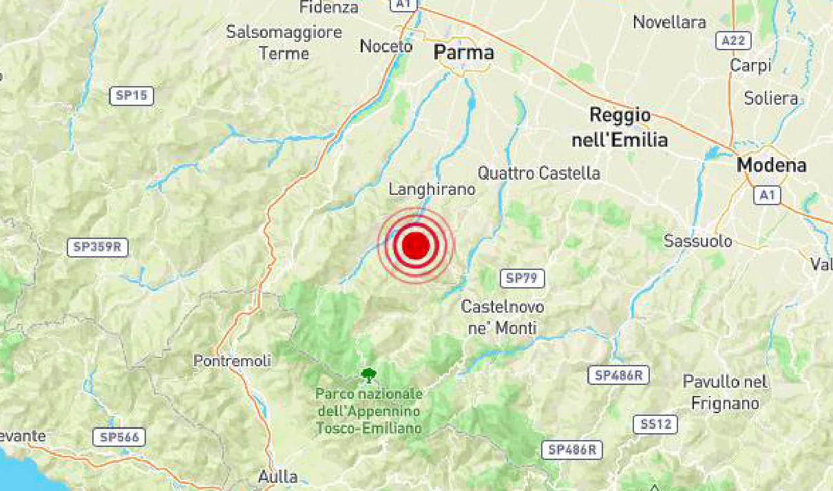 Terremoto Parma