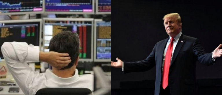 Trump dazi borse in calo