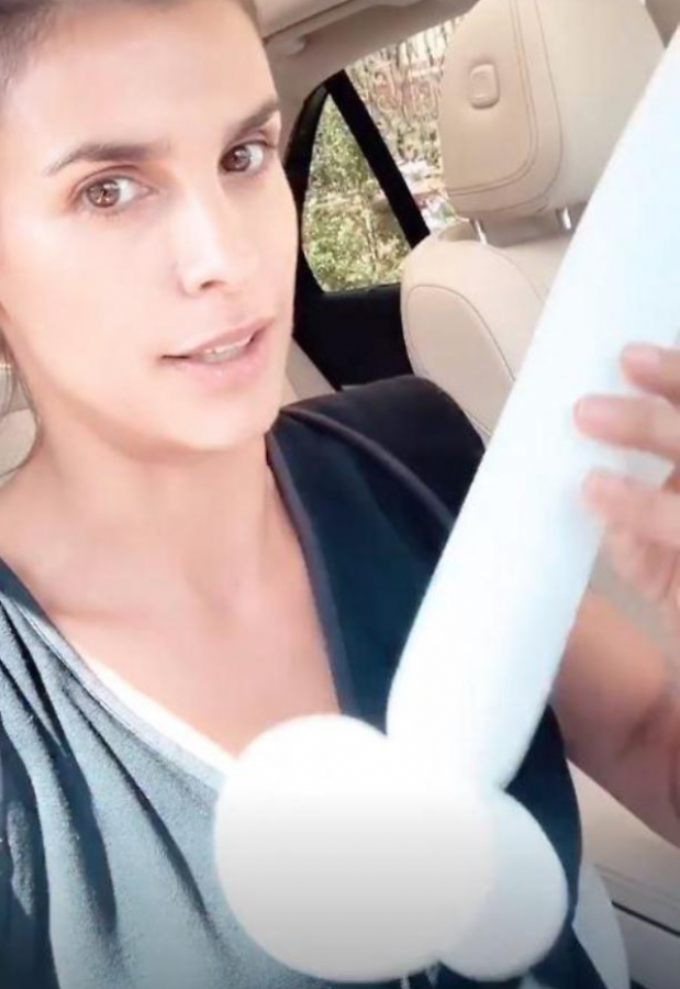 Elisabetta Canalis palloncini
