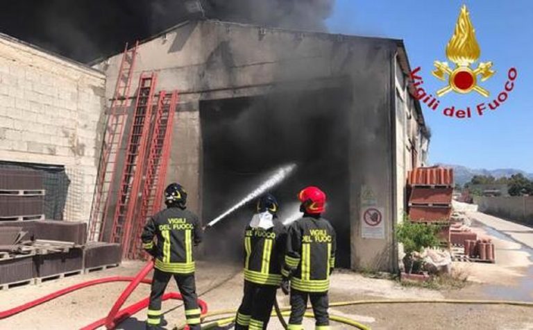 incendio capannone