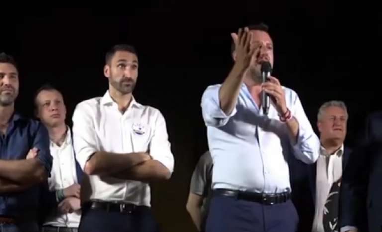Matteo Salvini aggressione Cremona