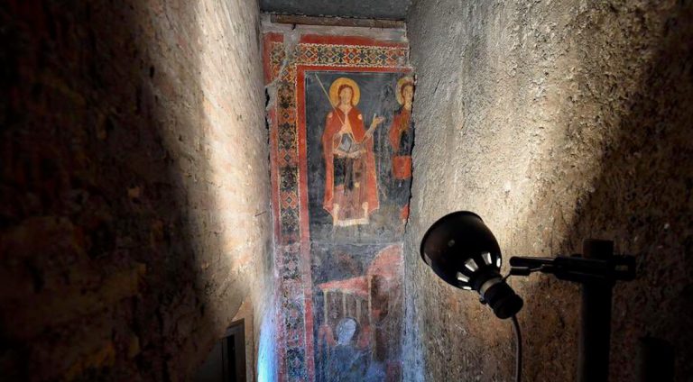 Roma affresco Sant'Alessio