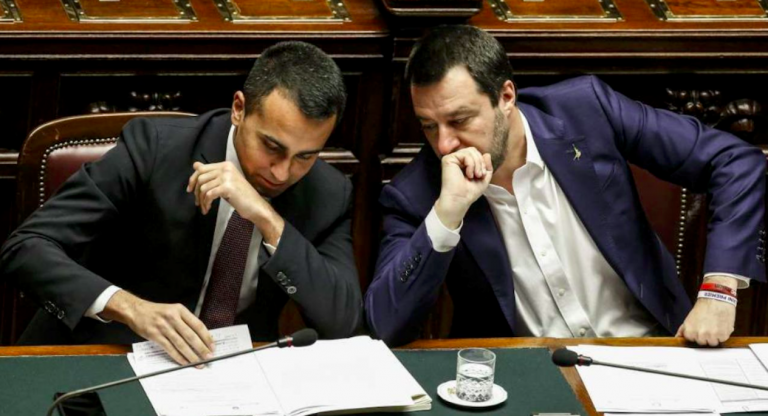 Salvini Di Maio a palazzo chigi