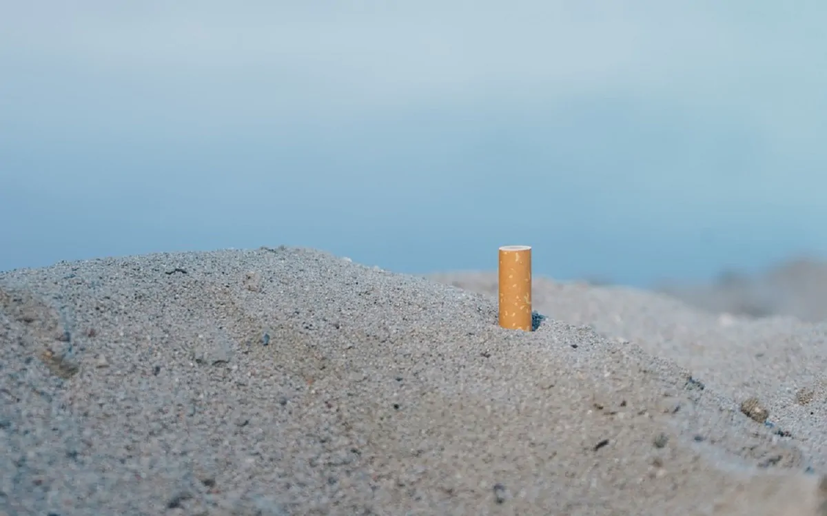 sigarette fumo spiaggia