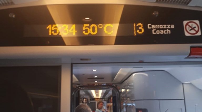 treno italo blocco