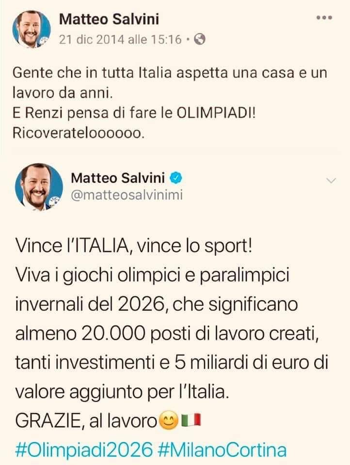 Tweet Salvini