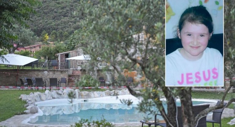 bimba morta in piscina