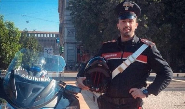 carabiniere morto incidente milano