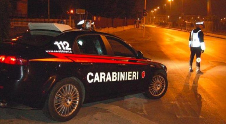 carabiniere travolto