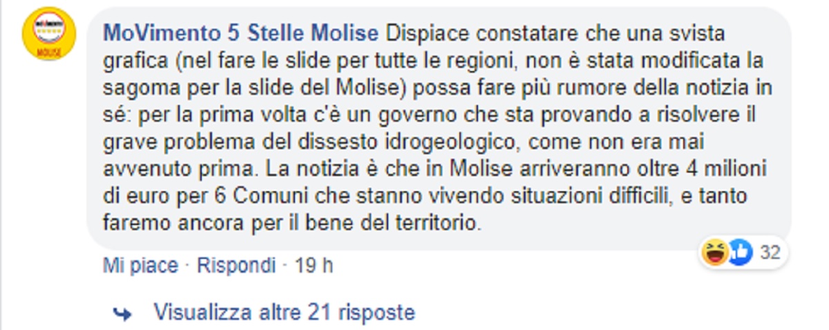 commento movimento 5 stelle