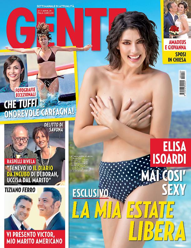 elisa isoardi topless