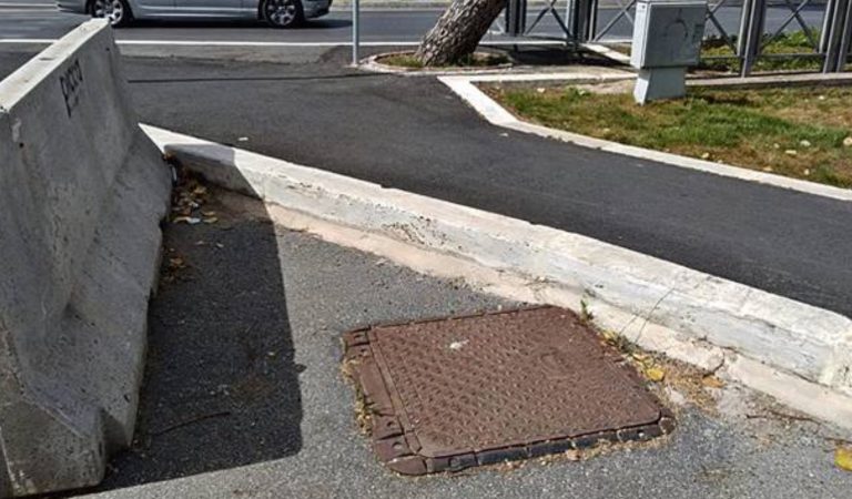 fiumicino disabile incidente