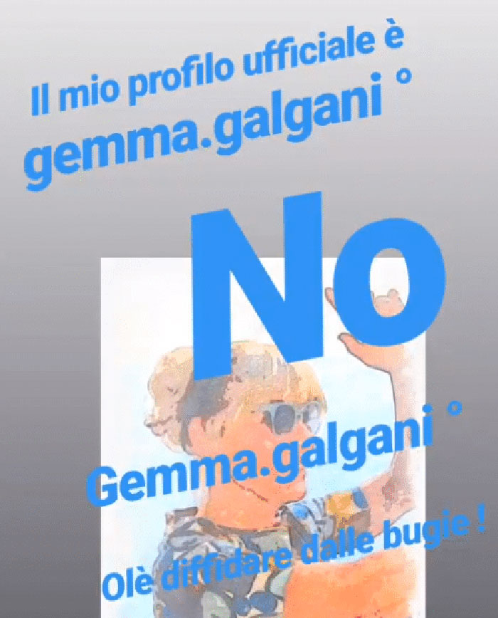 gemma galgani bugie