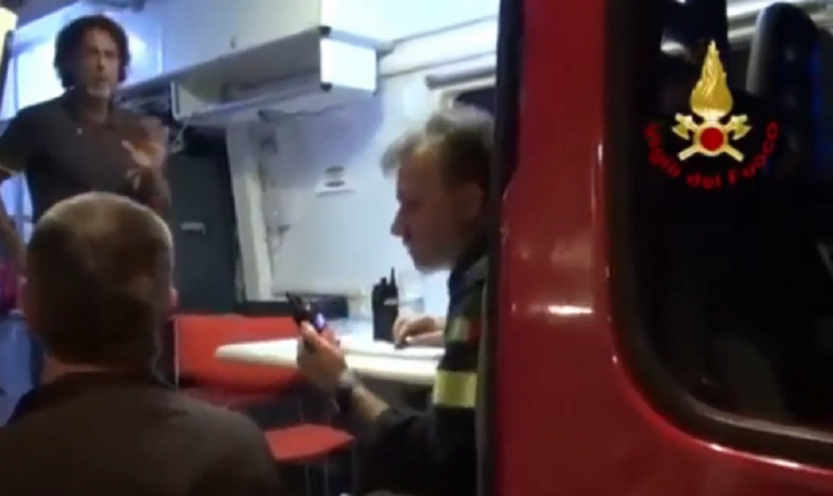 incendio treni cabina elettrica