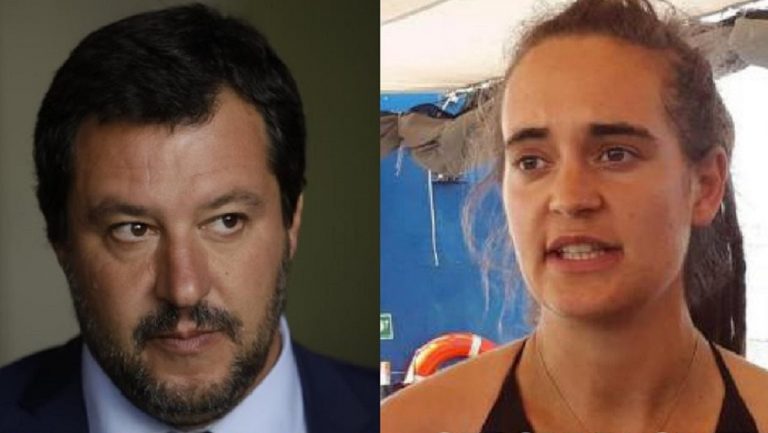 Matteo Salvini Carola Rackete denuncia