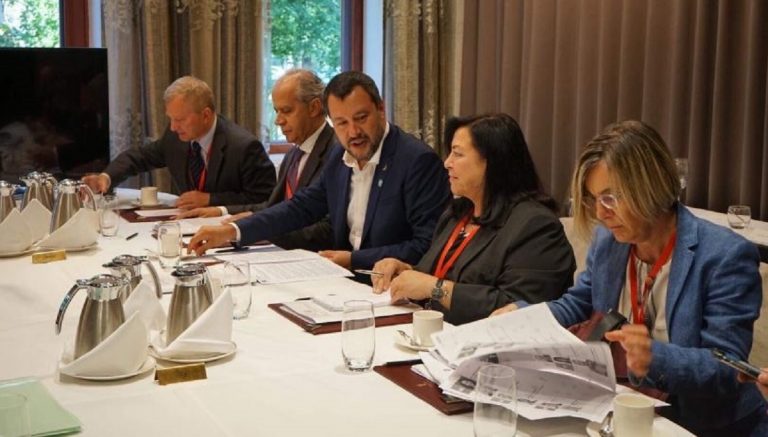 Migranti Salvini a Helsinki