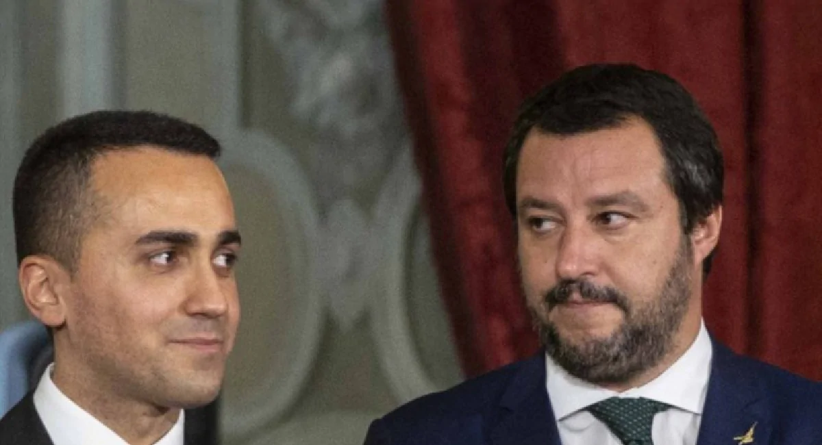 I due vicepremier Matteo Salvini e Luigi di Maio